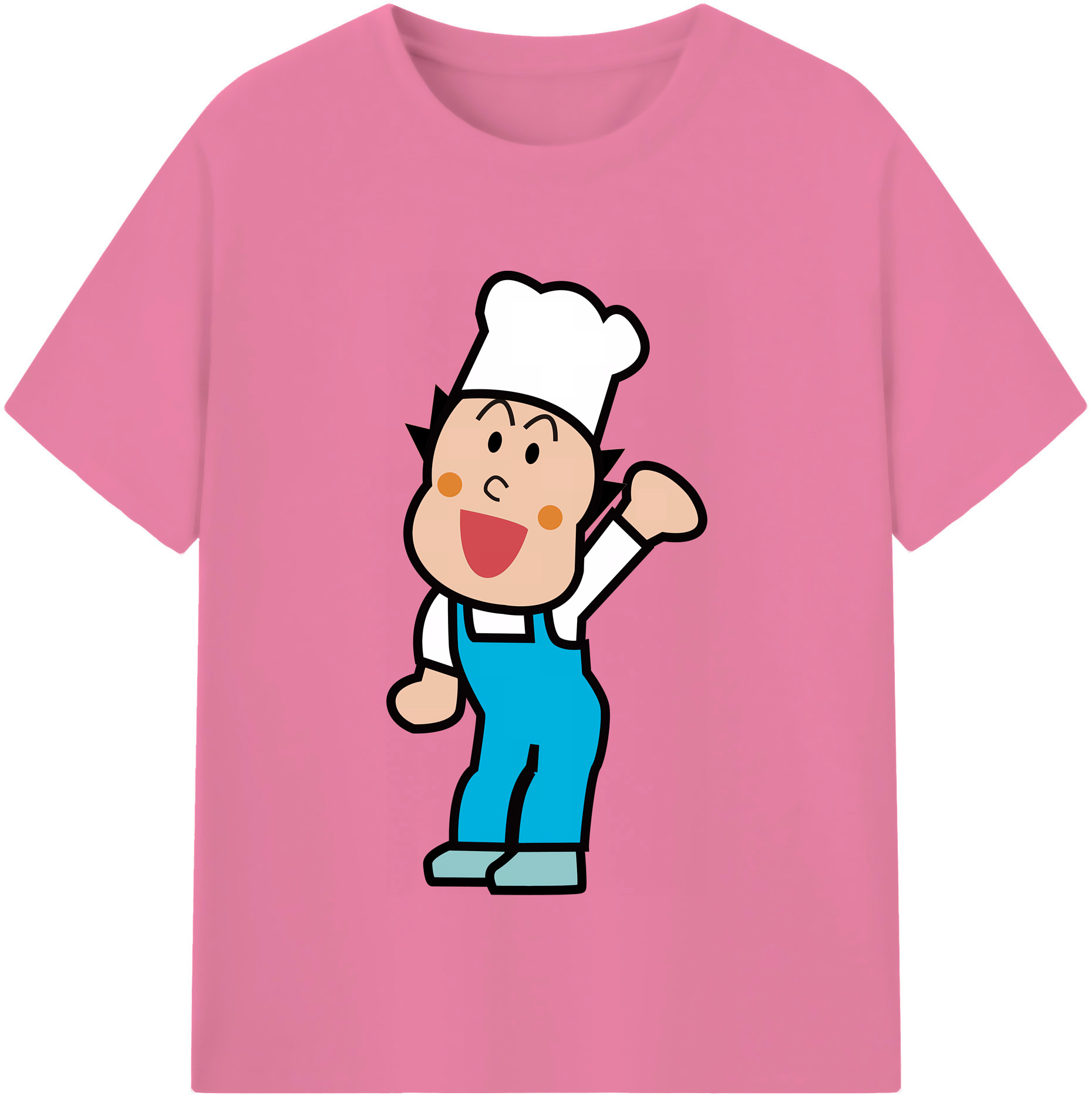 （画像用） アンパンマン Anpanman 綿100％半袖Tシャツ（フロントプリント）